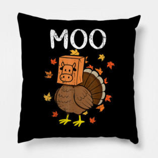 Turkey Moo Pillow