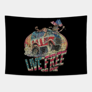Live Free Or Die Tapestry