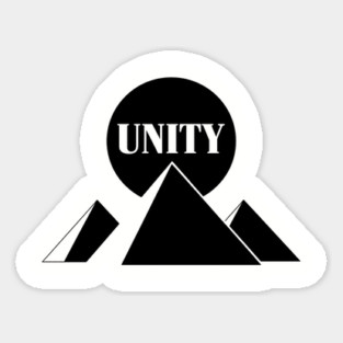 UNITY - Ancient Kemet Pyramid Graphic Magnet