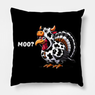 Turkey Moo Pillow