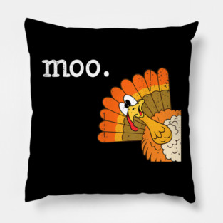 Turkey Moo Pillow