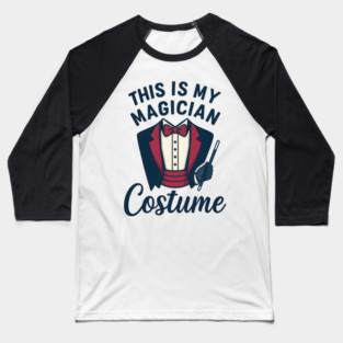 Magician Illusionist Card Trick Design Baseball T-Shirt