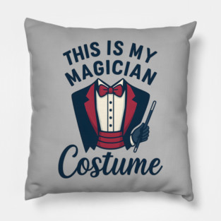Magician Illusionist Card Trick Design Pillow
