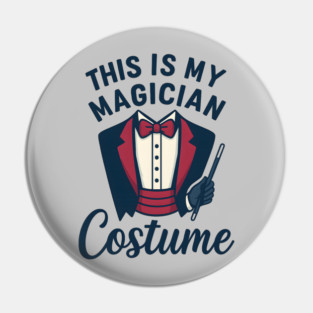 Magician Illusionist Card Trick Design Pin