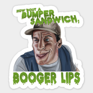 Ernest Scared Stupid: Booger Lips Sticker