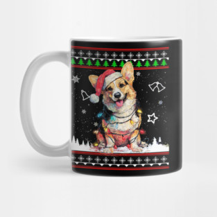 Corgi Christmas Ugly Sweater Funny Dog Xmas Mug