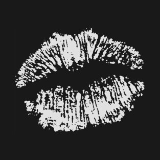 Kiss Smooch Lips White T-Shirt