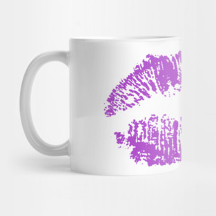 Kiss Smooch Lips Purple Mug