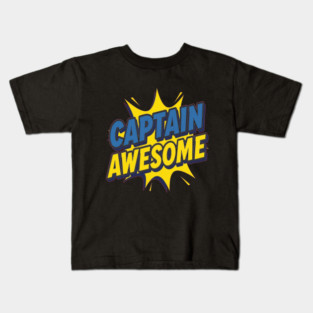 Captain Awesome Kids T-Shirt