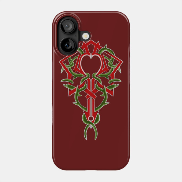 THORN HEART STAR Phone Case by droidmonkey