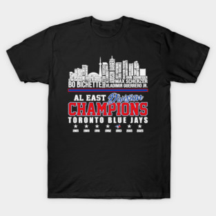 Toronto Blue Jays 2025 AL- East-Division Champions skyline T-Shirt