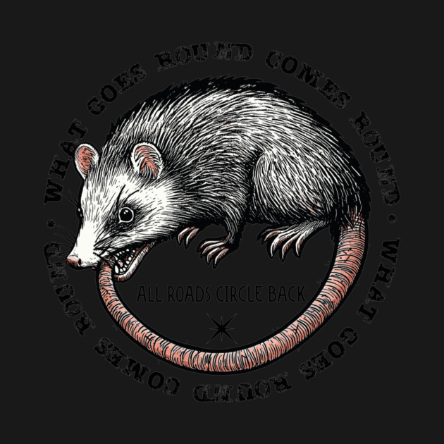 Oppossum Ouroboros by rt-shirts