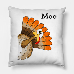 Turkey Moo Pillow