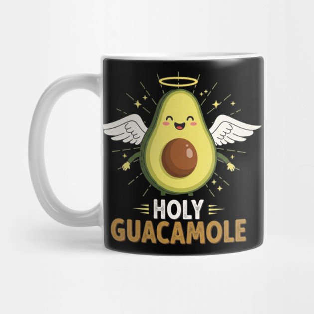 Avocado Guacamole Tee - Holy Guac Saintly Foodie Gift by OUTFITPAW