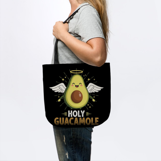 Avocado Guacamole Tee - Holy Guac Saintly Foodie Gift by OUTFITPAW