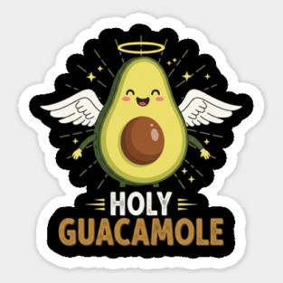 Avocado Guacamole Tee - Holy Guac Saintly Foodie Gift Magnet
