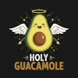 Avocado Guacamole Tee - Holy Guac Saintly Foodie Gift T-Shirt