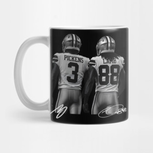 George Pickens and Ceedee Lamb,  Dallas Cowboys Mug