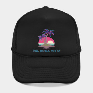 Del Boca Vista Tee - Retirement Community Retro-Wave Hat