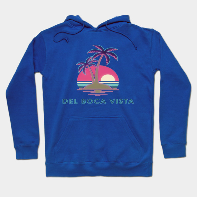 Del Boca Vista Tee - Retirement Community Retro-Wave Hoodie by OUTFITPAW