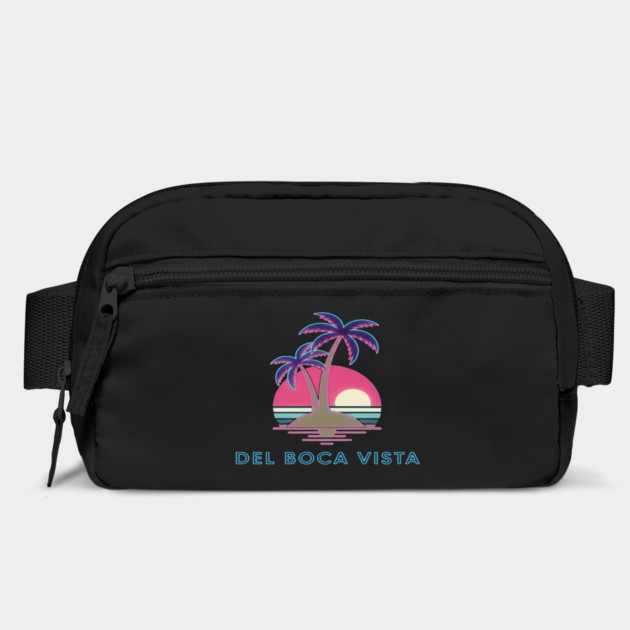 Del Boca Vista Tee - Retirement Community Retro-Wave by OUTFITPAW