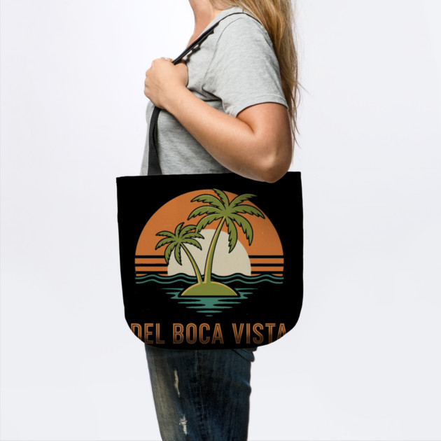 Del Boca Vista Tee - Vintage Palm Tree Condo Life by OUTFITPAW