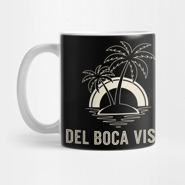 Del Boca Vista Shirt - Minimalist Florida Retirement Sign by OUTFITPAW
