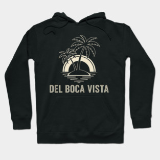 Del Boca Vista Shirt - Minimalist Florida Retirement Sign Hoodie