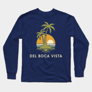 Del Boca Vista Tee - Muted Sunset Retirement Long Sleeve T-Shirt