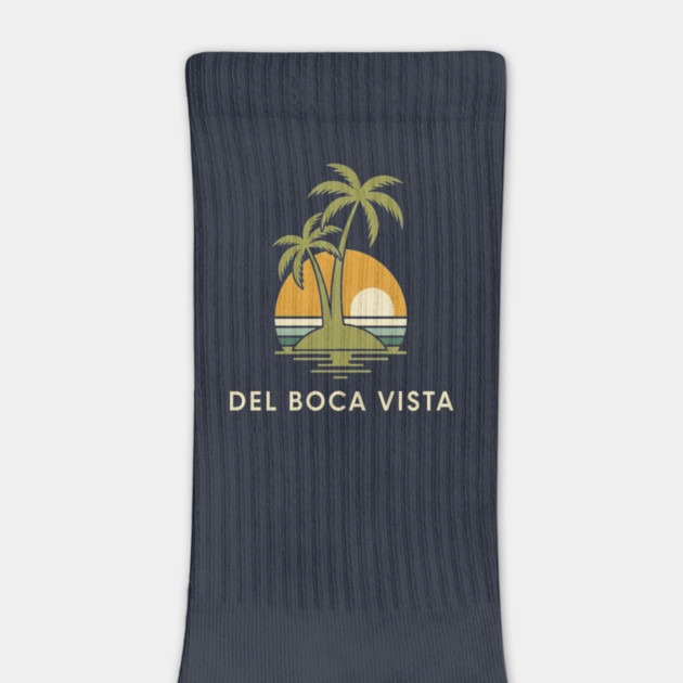 Del Boca Vista Tee - Muted Sunset Retirement by OUTFITPAW