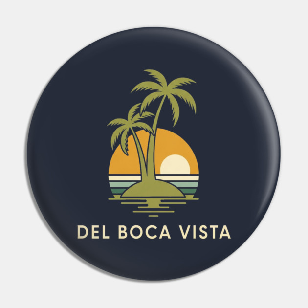 Del Boca Vista Tee - Muted Sunset Retirement Pin by OUTFITPAW
