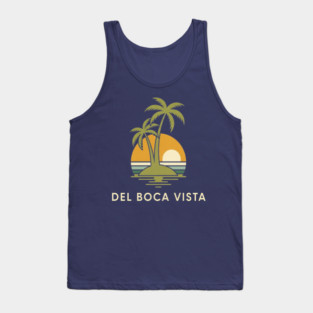Del Boca Vista Tee - Muted Sunset Retirement Tank Top