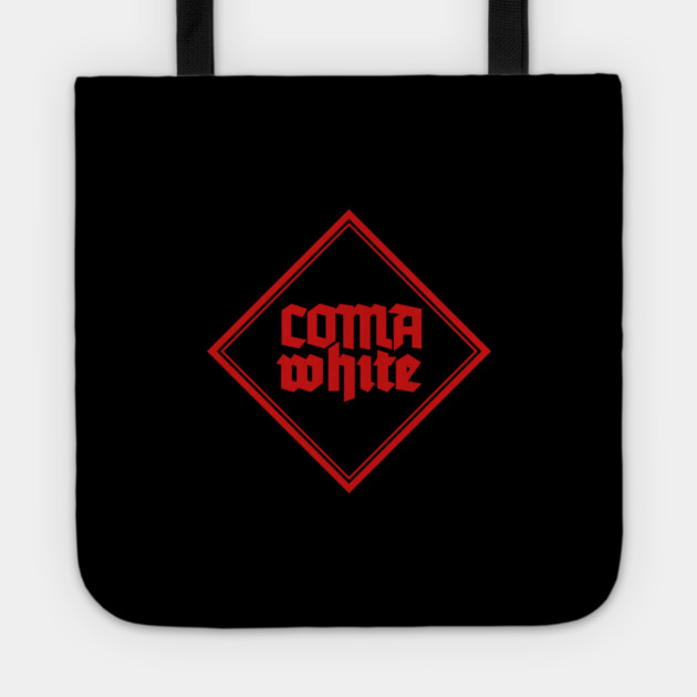 COMA WHITE Tote by artslaves
