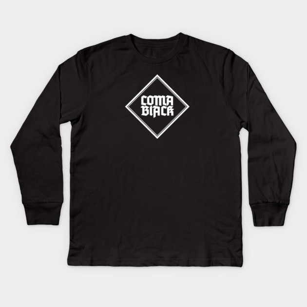 COMA BLACK Kids Long Sleeve T-Shirt by artslaves