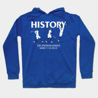 George Springer The Game 7 Springer Dinger Blue Jays History Hoodie