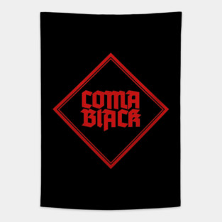COMA BLACK Tapestry