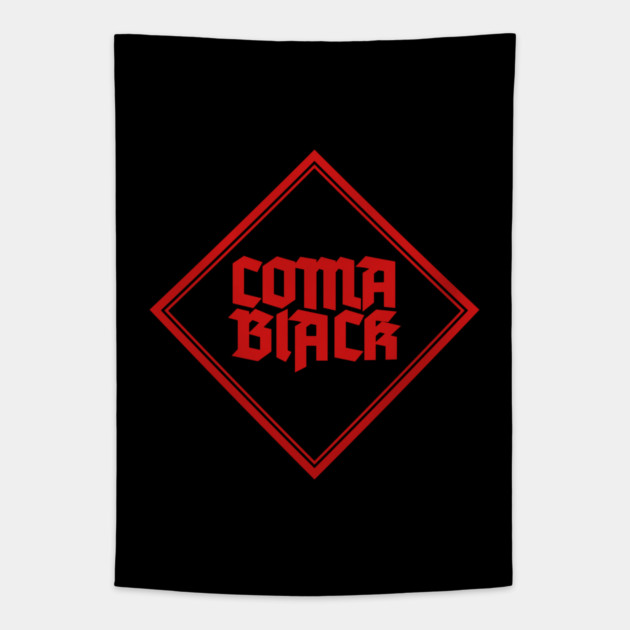COMA BLACK Tapestry by artslaves