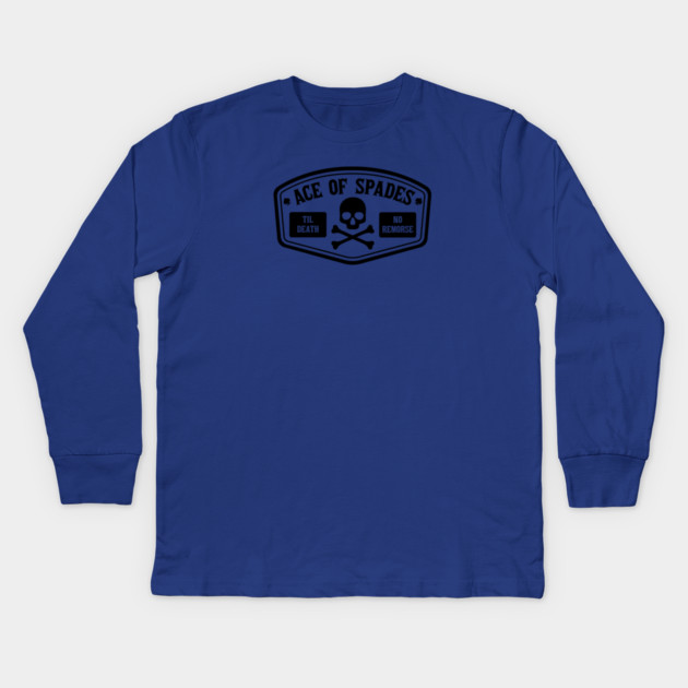 ACE OF SPADES Kids Long Sleeve T-Shirt by artslaves