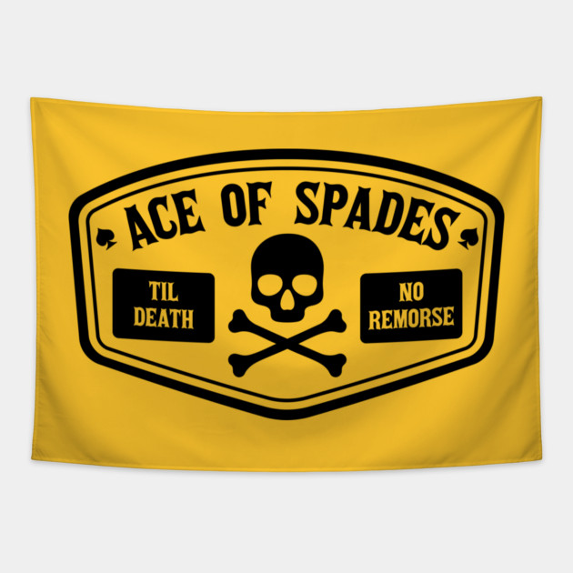 ACE OF SPADES Tapestry by artslaves