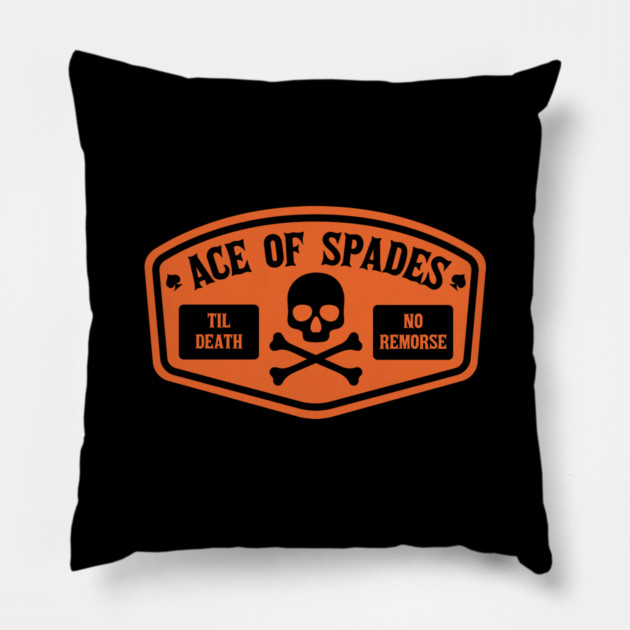 ACE OF SPADES Pillow by artslaves