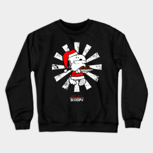 Santa Snoopy Retro Japanese Crewneck Sweatshirt