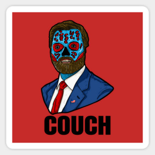 JD Vance They Live Parody Sticker