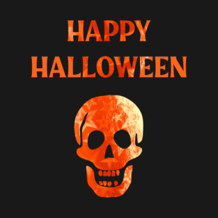 Happy Halloween Laughing Skull T-Shirt
