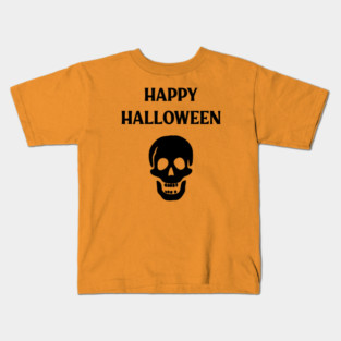 Laughing Skull Happy Haloween Kids T-Shirt