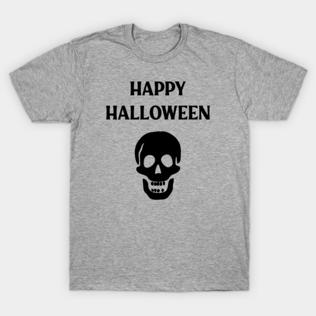 Laughing Skull Happy Haloween T-Shirt by Cheeky Witch