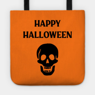 Laughing Skull Happy Haloween Tote