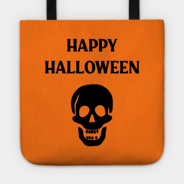 Laughing Skull Happy Haloween Tote by Cheeky Witch