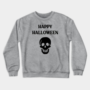 Laughing Skull Happy Haloween Crewneck Sweatshirt