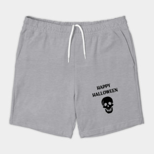 Laughing Skull Happy Haloween Shorts