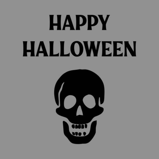 Laughing Skull Happy Haloween by Cheeky Witch